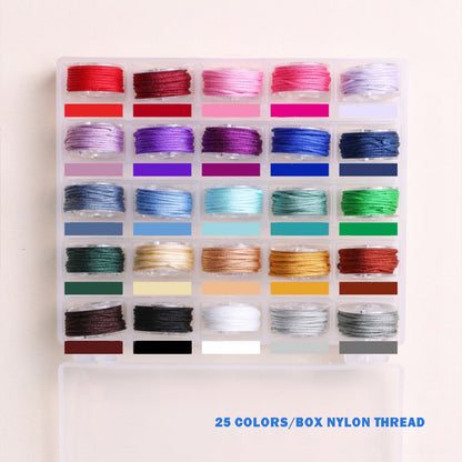 Mini Nylon Wire Set DIY Handmade Braided Wire-0.8mm 25 Colors/36 Colors
