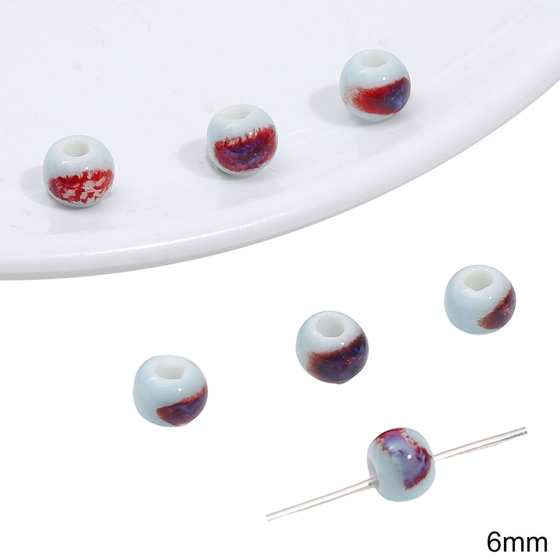 Round Beads Jewelry Making Supplies