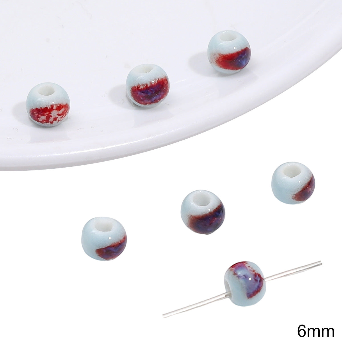 Round Beads Jewelry Making Supplies