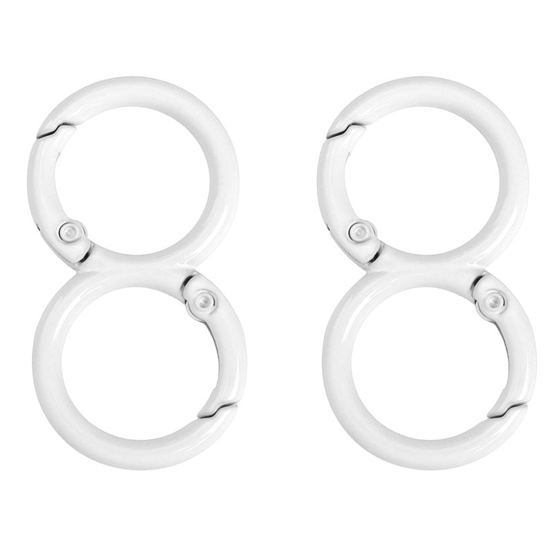Figure-8 Keychain Rings (Multi-Size Options)