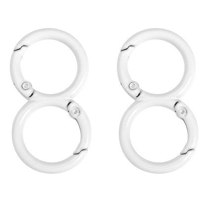 Figure-8 Keychain Rings (Multi-Size Options)