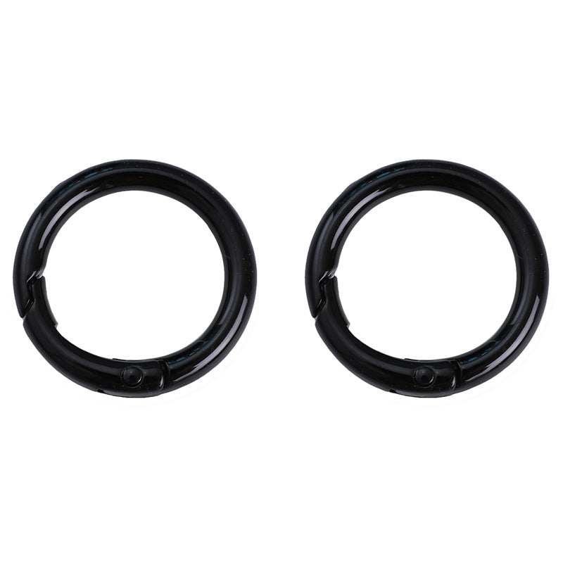 Alloy Spring Ring Clasps Keychain (Painted Finish, 30mm)