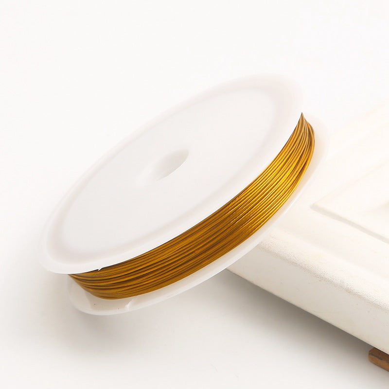 0.3-1mm Gold Natural Steel Wire For Jewelry Making