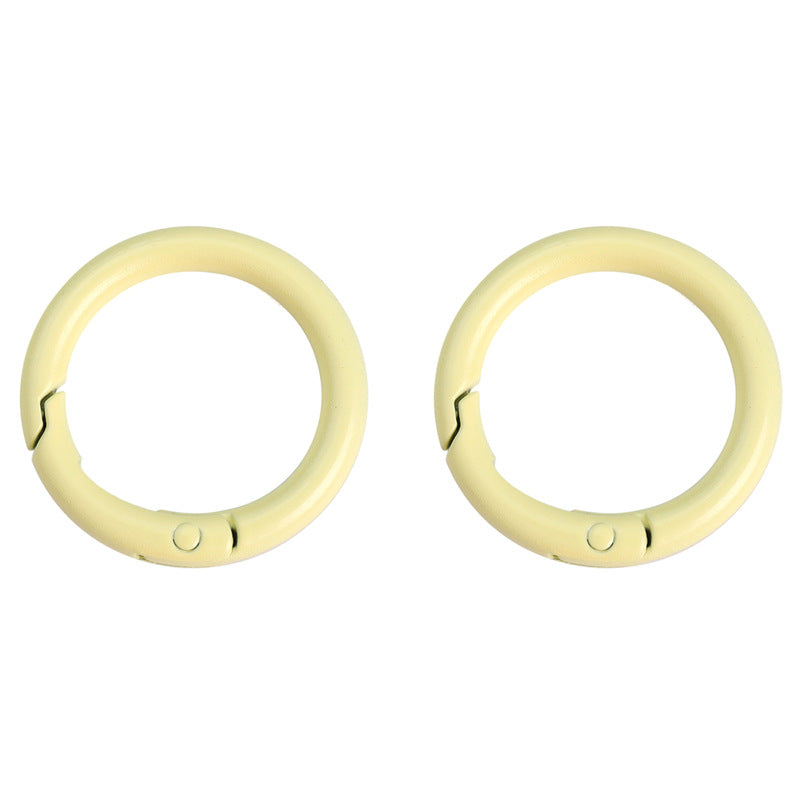 Alloy Spring Ring Clasps Keychain (Painted Finish, 30mm)