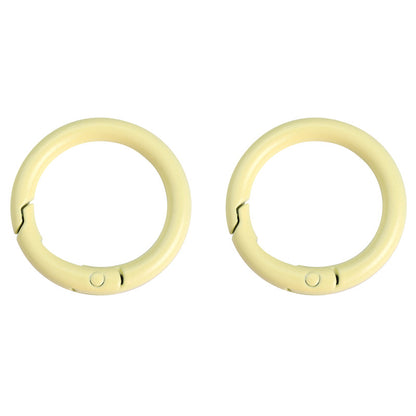 Alloy Spring Ring Clasps Keychain (Painted Finish, 30mm)