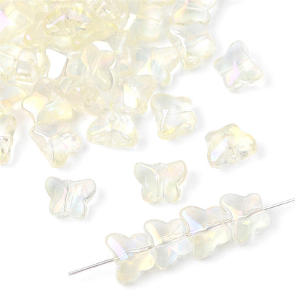 Glass Butterfly Crystal Beads Jewelry Making Accessories