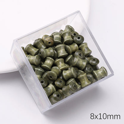 Retro Wooden Milky Bamboo Wooden Beads Bead Making Kit