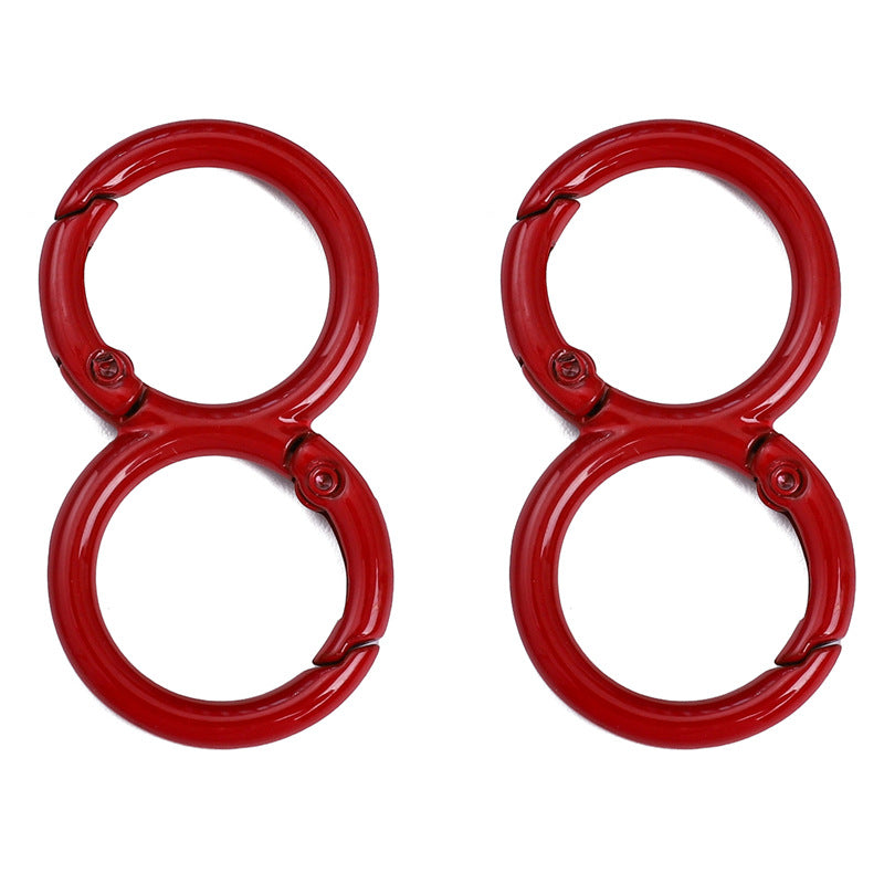 Figure-8 Keychain Rings (Multi-Size Options)