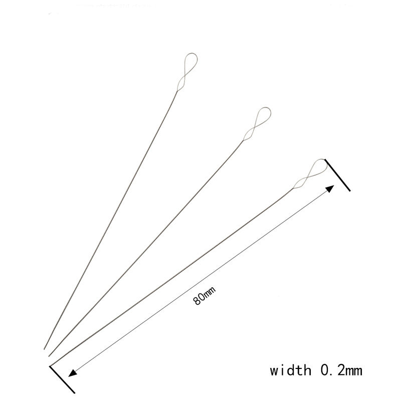 Large-Eye Twisted Beading Needles Beading Tools