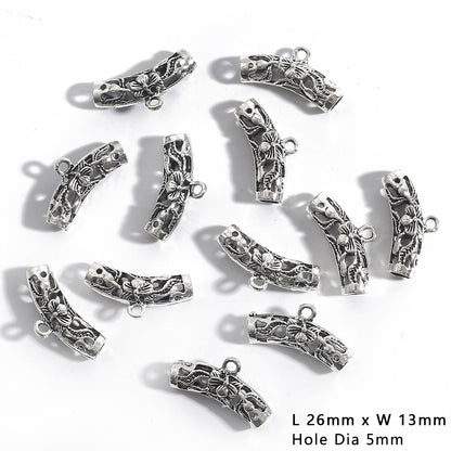 DIY Alloy Three-Way Pendant Connecting Buckle (Antique Silver Plated)