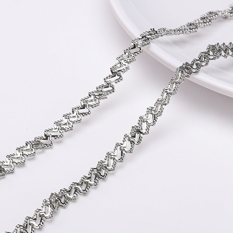 Butterfly Chain Extension Chain Stainless Steel Jewelry Chains