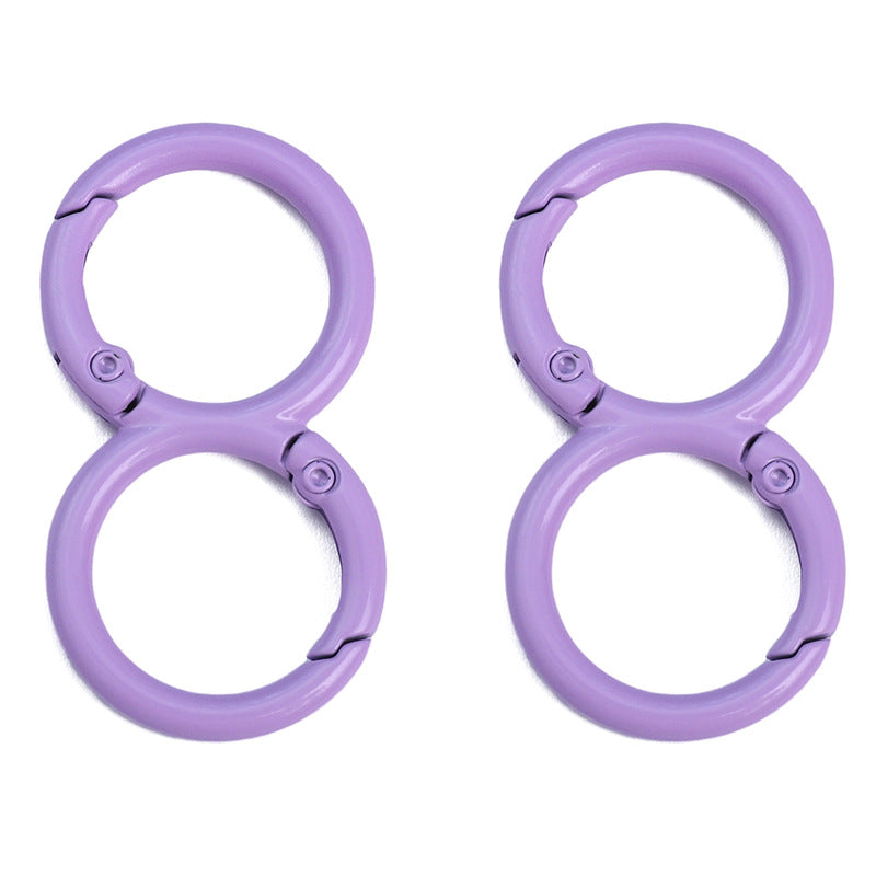 Figure-8 Keychain Rings (Multi-Size Options)