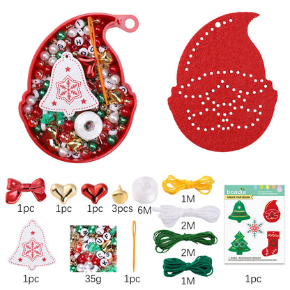 Cartoon Christmas Series Beaded Set DIY Jewelry Accessories