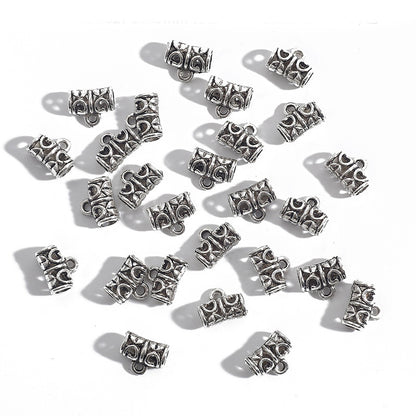DIY Alloy Three-Way Pendant Connecting Buckle (Antique Silver Plated)