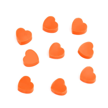 Solid Color Heart-Shaped Polymer Clay Beads DIY Beading Kit