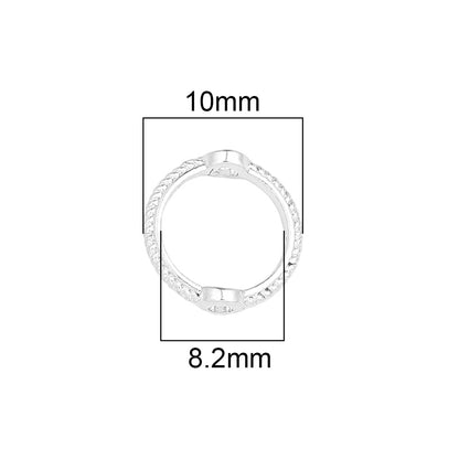 18K Copper Color-Preserving Double Ring Bead