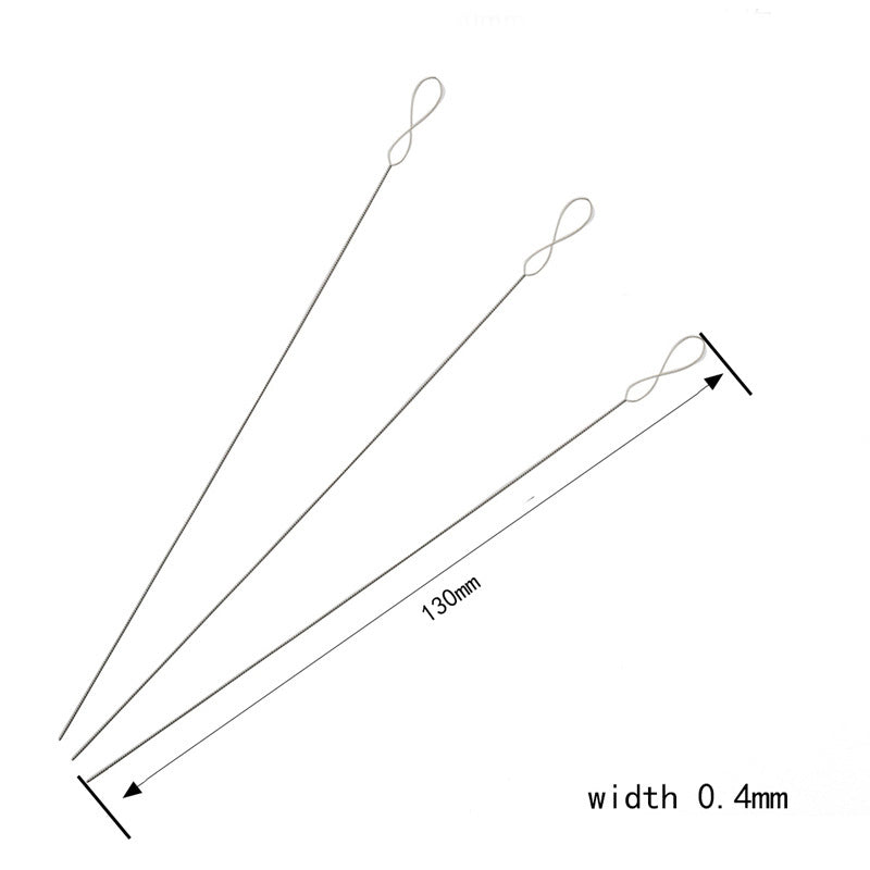 Large-Eye Twisted Beading Needles Beading Tools