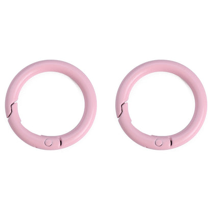 Alloy Spring Ring Clasps Keychain (Painted Finish, 30mm)