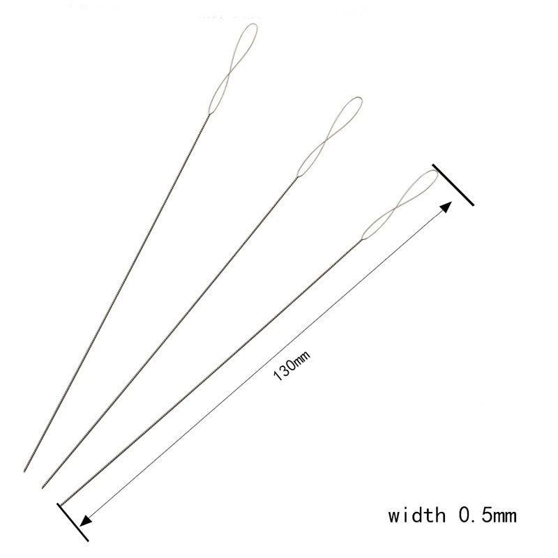 Large-Eye Twisted Beading Needles Beading Tools