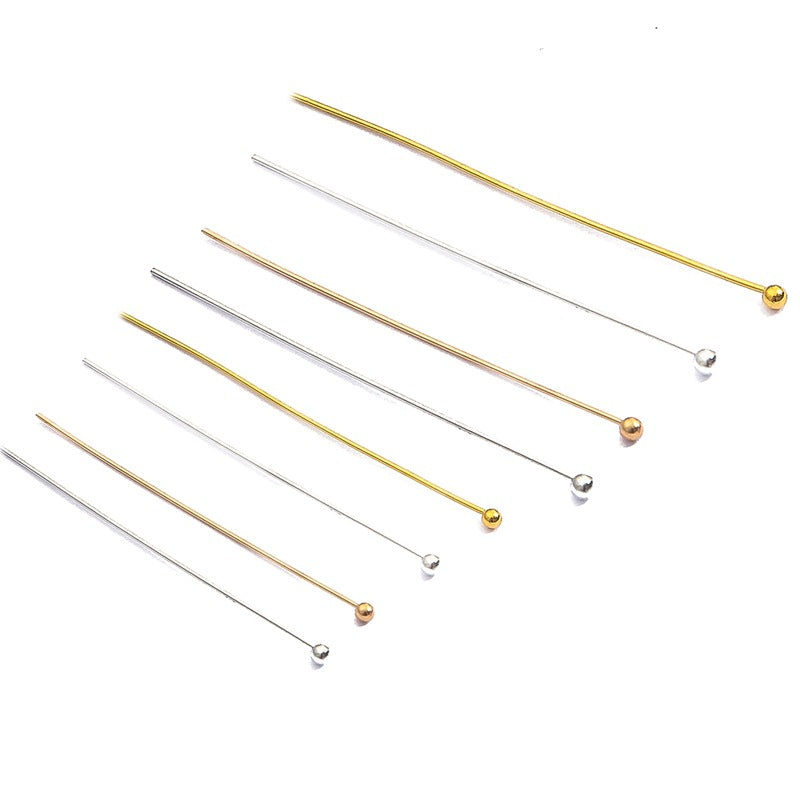 Copper Ball Head Pins - Jewelry Making Essentials