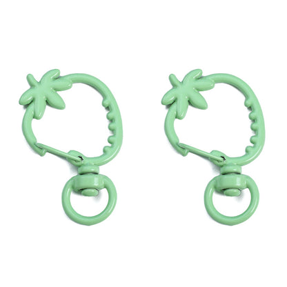 Spray Paint Color Strawberry-Shaped Keychains