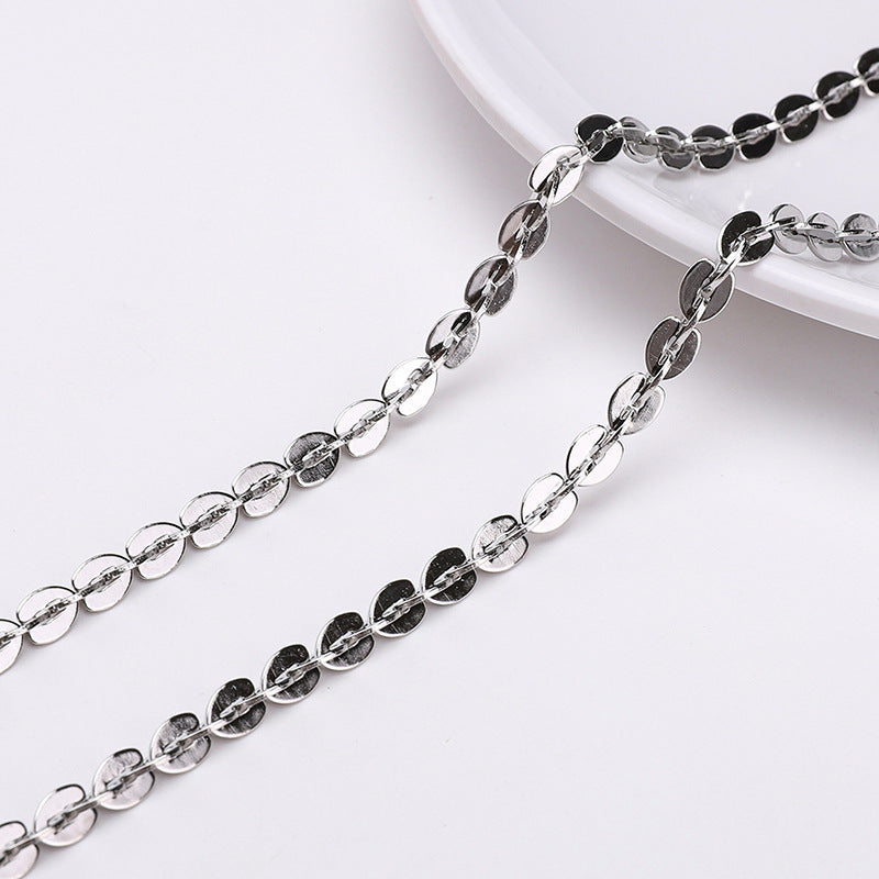 Butterfly Chain Extension Chain Stainless Steel Jewelry Chains