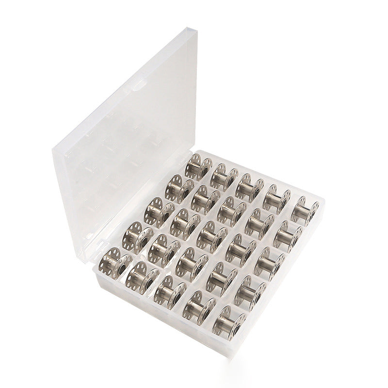 Transparent Sewing Machine Bobbin Storage Box Organizer