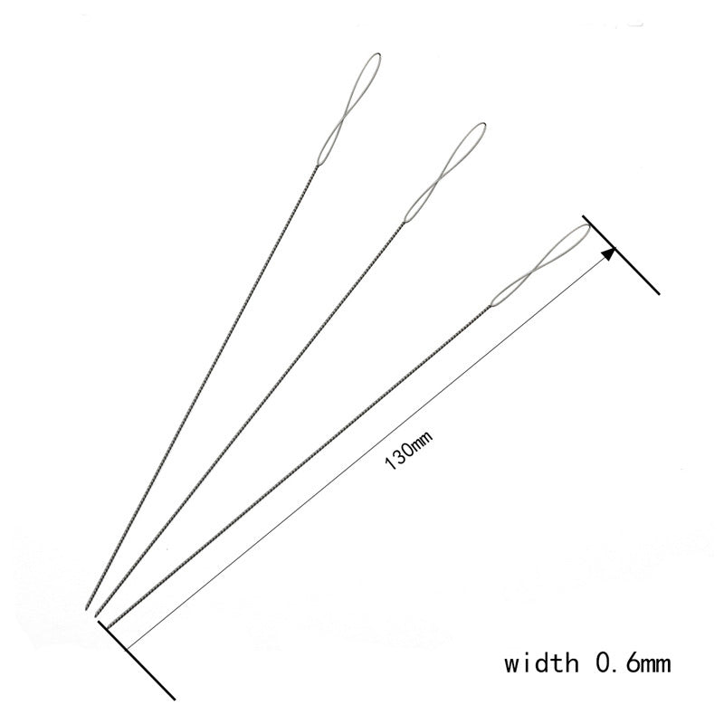Large-Eye Twisted Beading Needles Beading Tools