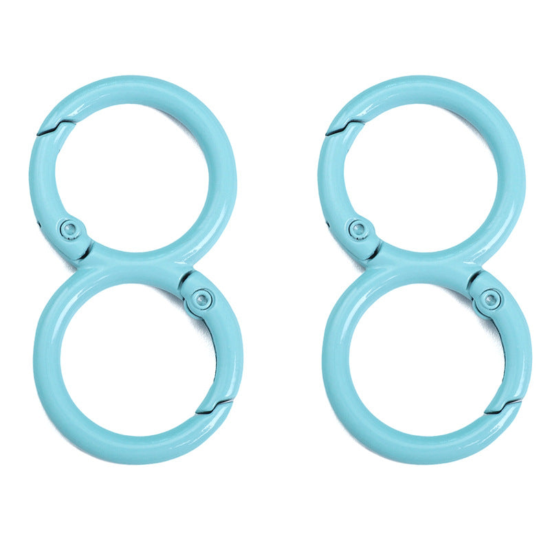 Figure-8 Keychain Rings (Multi-Size Options)
