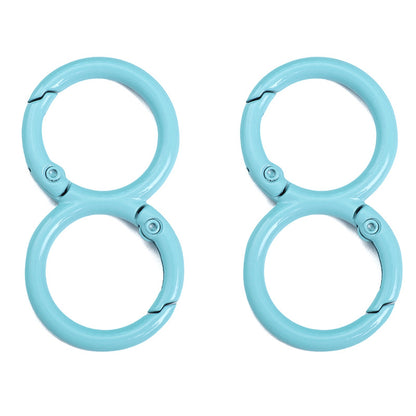 Figure-8 Keychain Rings (Multi-Size Options)