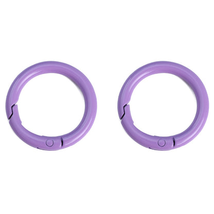 Alloy Spring Ring Clasps Keychain (Painted Finish, 30mm)