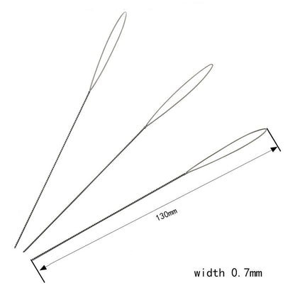 Large-Eye Twisted Beading Needles Beading Tools