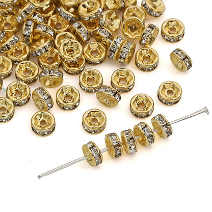 Copper Diamond Spacer Beads Washer Beads Making Kit
