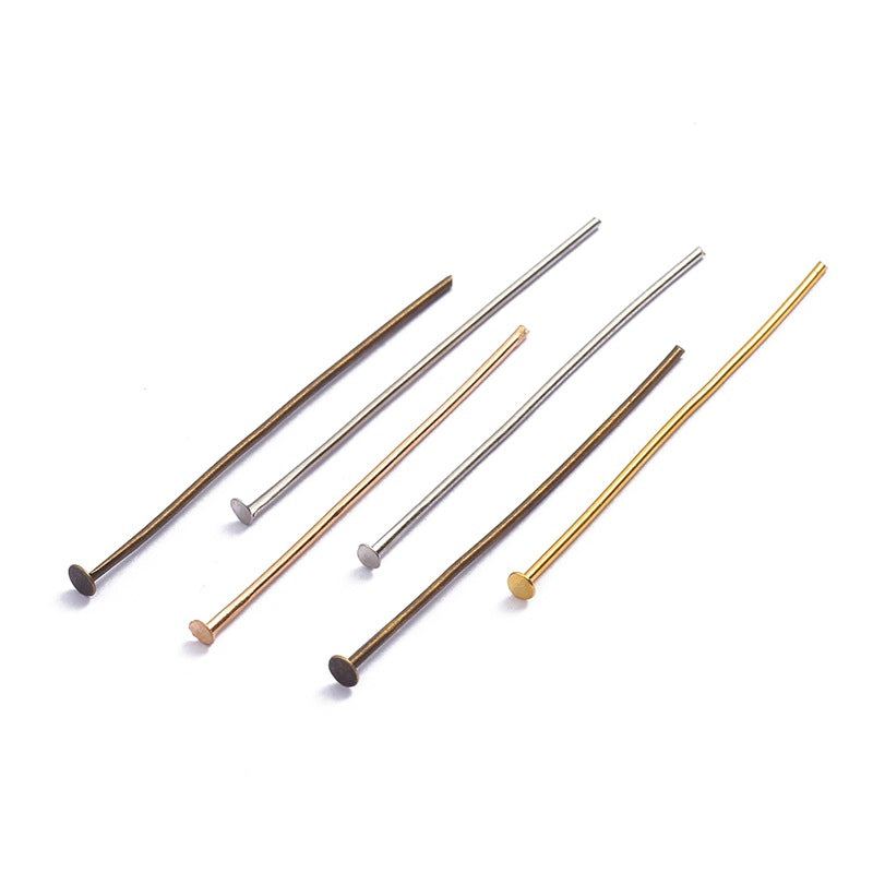 Iron Headpins (T-Pins) For Earring Pendant Making Material package