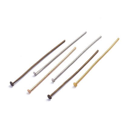 Iron Headpins (T-Pins) For Earring Pendant Making Material package