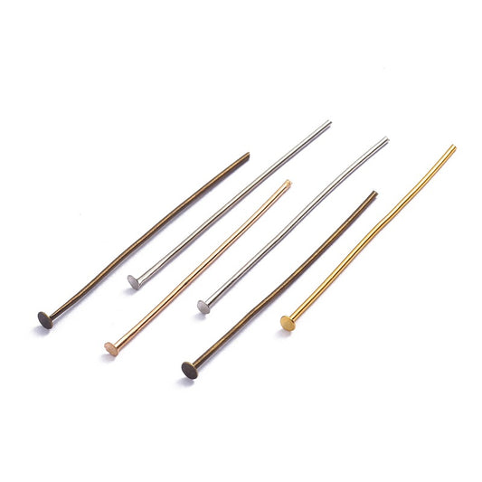 Iron Headpins (T-Pins) For Earring Pendant Making Material package