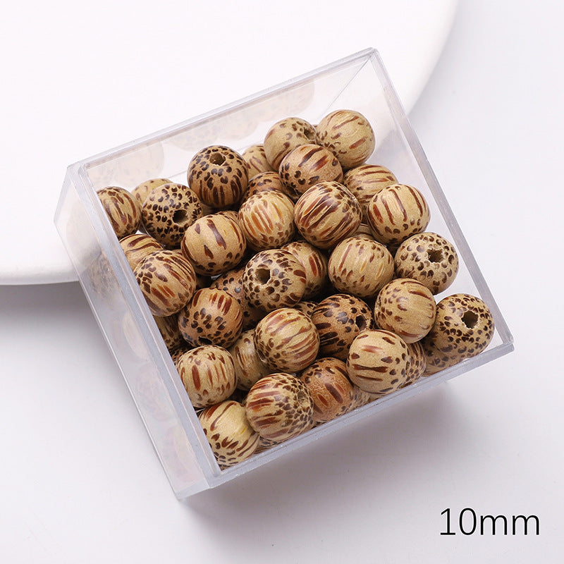 Retro Wooden Milky Bamboo Wooden Beads Bead Making Kit