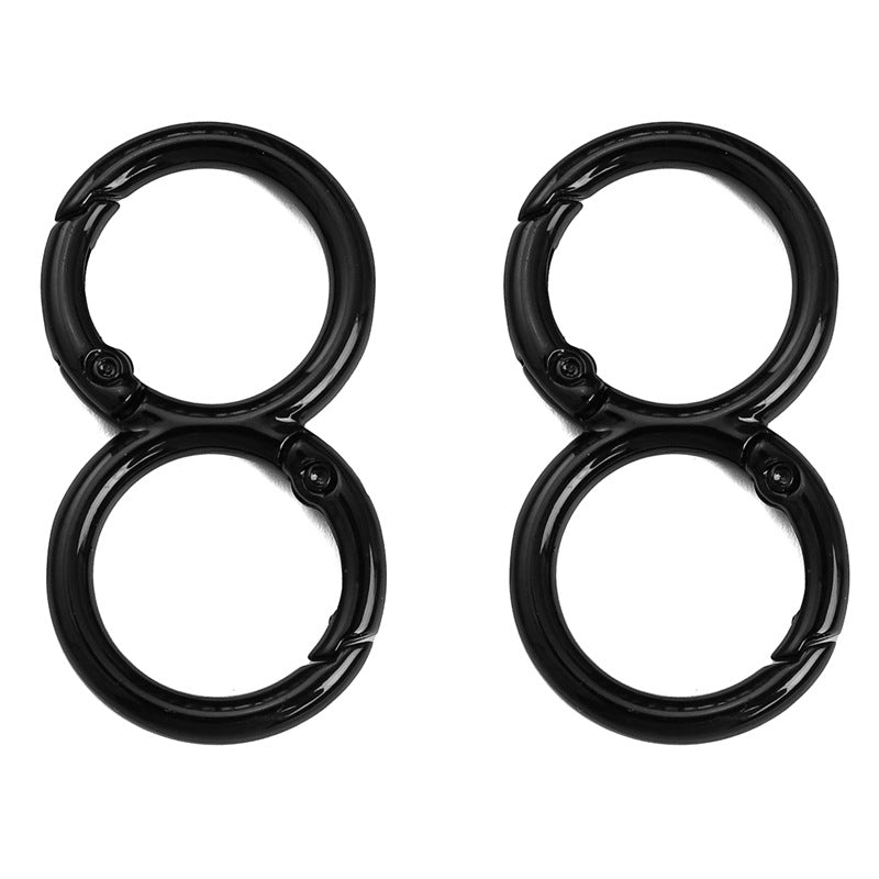 Figure-8 Keychain Rings (Multi-Size Options)