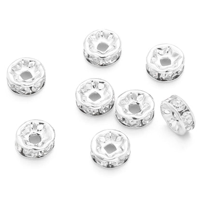 14K Gold Plated Diamond Spacer Beads (10pcs/pack)