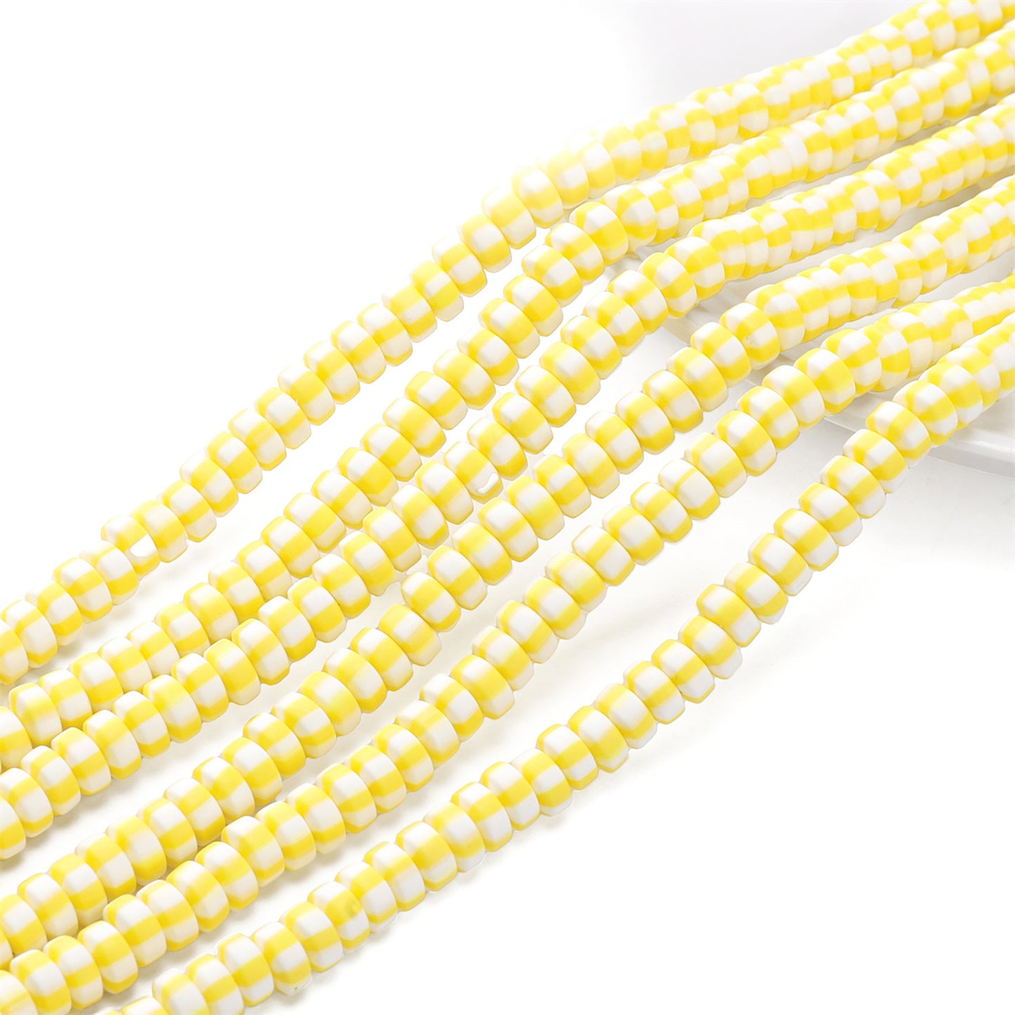 Polymer Clay Flat Rondelle Beads DIY Jewelry Kit