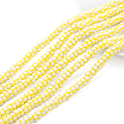 Polymer Clay Flat Rondelle Beads DIY Jewelry Kit
