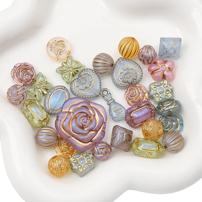 Acrylic Vintage Baroque Mixed Bead Bracelet Making Supplies