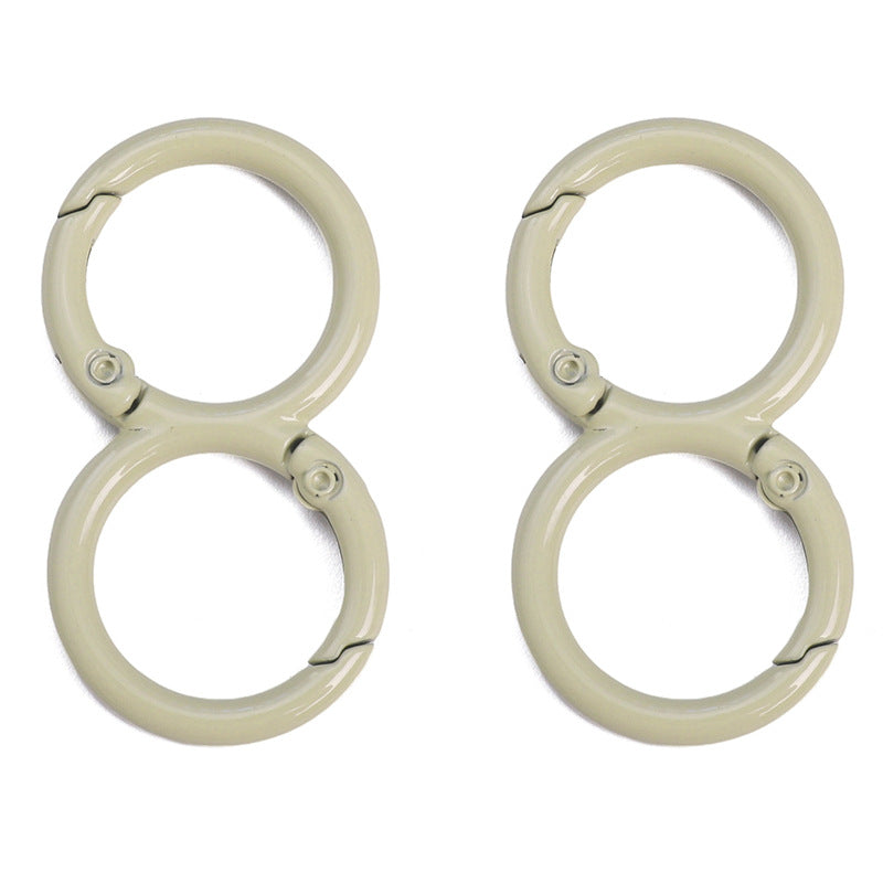 Figure-8 Keychain Rings (Multi-Size Options)