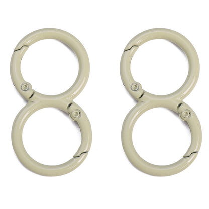Figure-8 Keychain Rings (Multi-Size Options)
