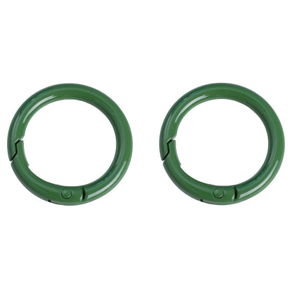 Alloy Spring Ring Clasps Keychain (Painted Finish, 30mm)