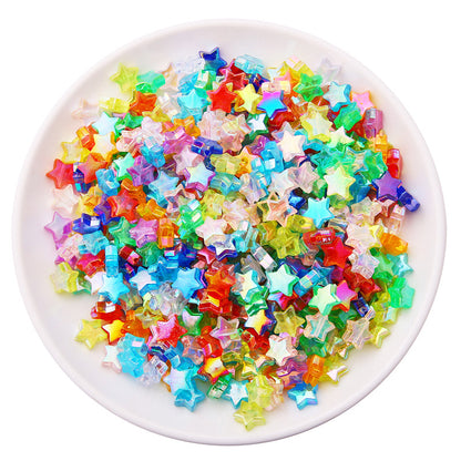 Acrylic Colored Five-Pointed Star Heart Bead Beading Kits