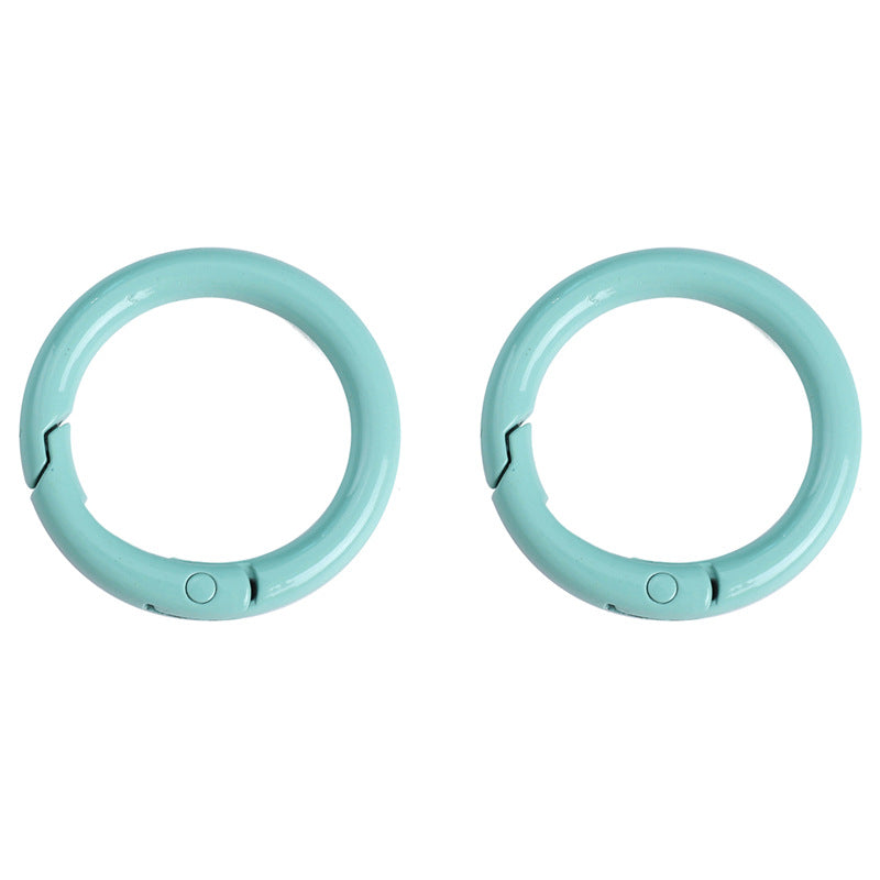 Alloy Spring Ring Clasps Keychain (Painted Finish, 30mm)