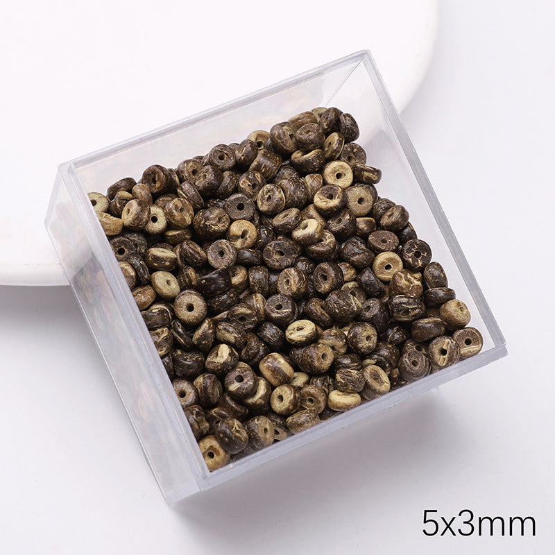 Retro Wooden Milky Bamboo Wooden Beads Bead Making Kit