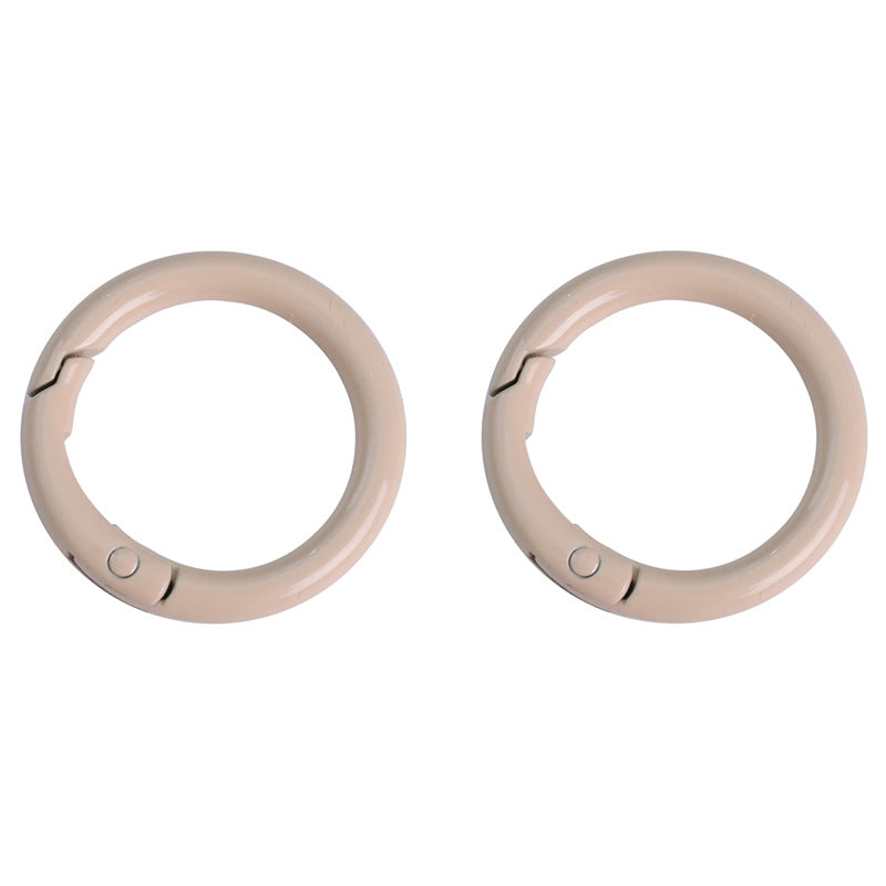 Alloy Spring Ring Clasps Keychain (Painted Finish, 30mm)