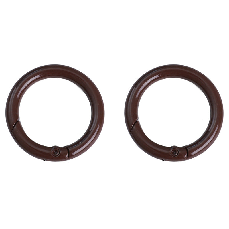 Alloy Spring Ring Clasps Keychain (Painted Finish, 30mm)